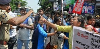 Protests by unemployed people erupt in clashes with police