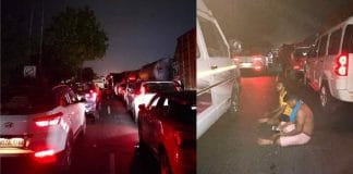 traffic on the Kona Expressway