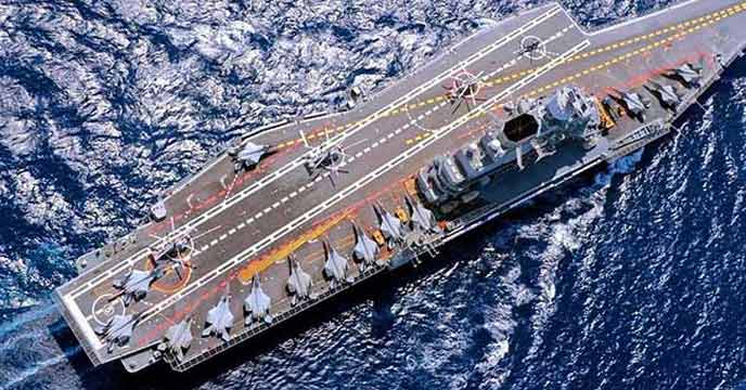 Aircraft Carrier INS Vikramaditya