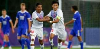 Bengaluru fc against Lester City at pl next generation cup