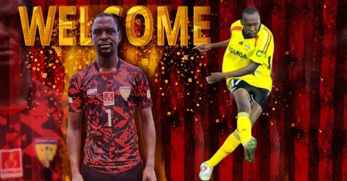 Uganda national team footballer Habib Kavuma