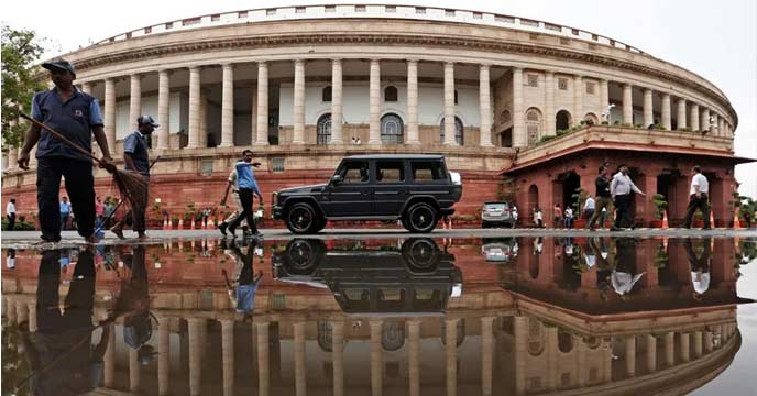 Parliament in the monsoon session