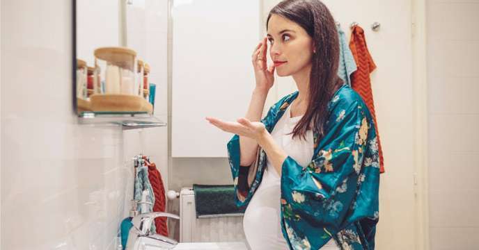 Skin care routine can harm during pregnancy