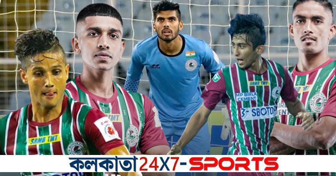 atk mohun bagan announces seven players list to promote in the first team