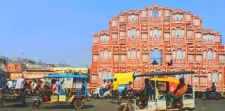 Local food from the stay, the whole nuance of the pink city