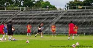 Stephen Constantine starts practice at East Bengal Club ground