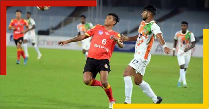 Emami East Bengal footballer showing positive notes