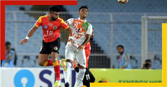 Emami East Bengal fight against Indian Navy