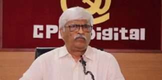 CPI(M) leader Sujan Chakraborty in the hospital