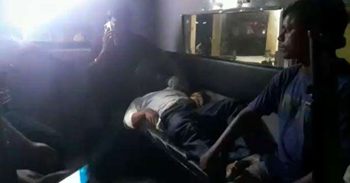 tmc anchal president injured in Cooch Behar vetaguri