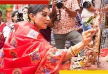 Actress Devleena Kumar preparations for Lakshmi Puja