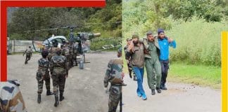 Indian army aviation Cheetah helicopter flying in the forward area near Tawang has crashed