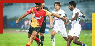 East Bengal lost to Chennaiyin FC