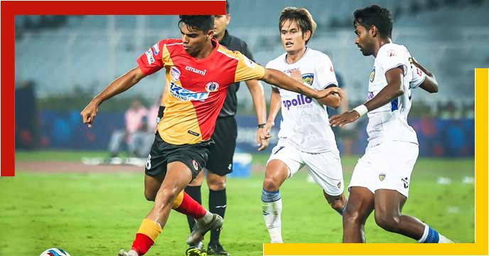 East Bengal lost to Chennaiyin FC