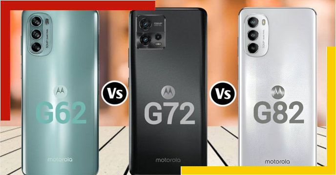 Moto G62 5G vs Moto G7 vs Moto G82 5G