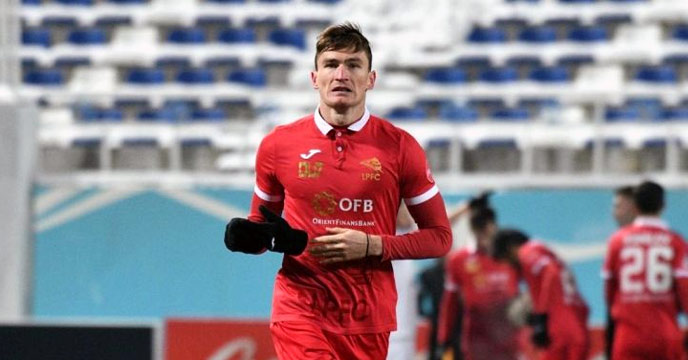 Serbian star footballer Slavko Damjanovic