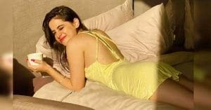 Urfi Javed in bed