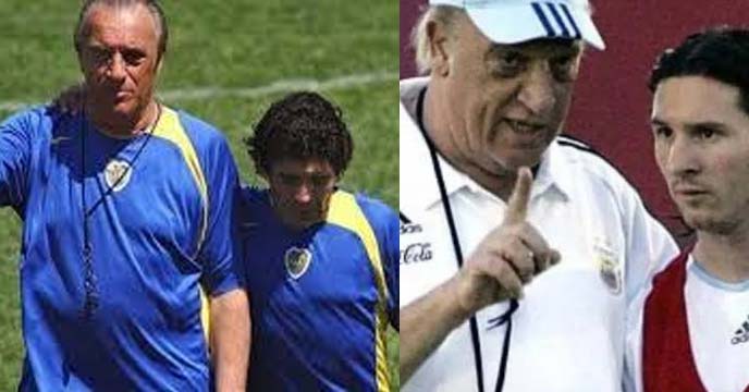 alfio basile the coach of Maradona and Messi