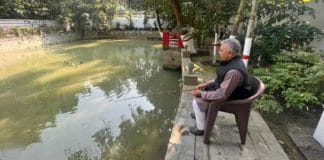 dilip ghosh doing picnic with his close aide in sonarpur