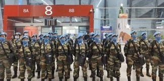 India female peacekeeper to a UN mission