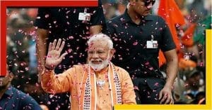 Prime Minister Narendra Modi addressing the nation.