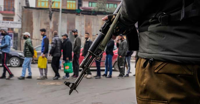 US weapons in Kashmir
