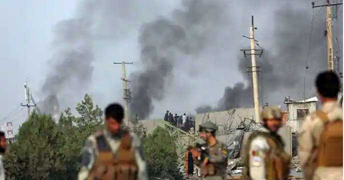 blast military airport Kabul