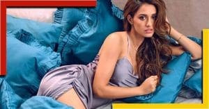 disha patani on bed