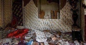 Devastation caused by a strong earthquake of 5.9 magnitude in Iran