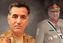 প্রাক্তন সেনাপ্রধান অভিনেত্রীদের সঙ্গে সম্পর্ক গড়ে, রাজনেতাদের হানিট্র্যাপ ফাঁসায়: দাবি অবসরপ্রাপ্ত মেজরের javed-bajwa-hameed-faiz