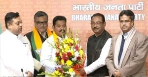 Tripura election 2023 cpim mla moboshar ali joins bjp