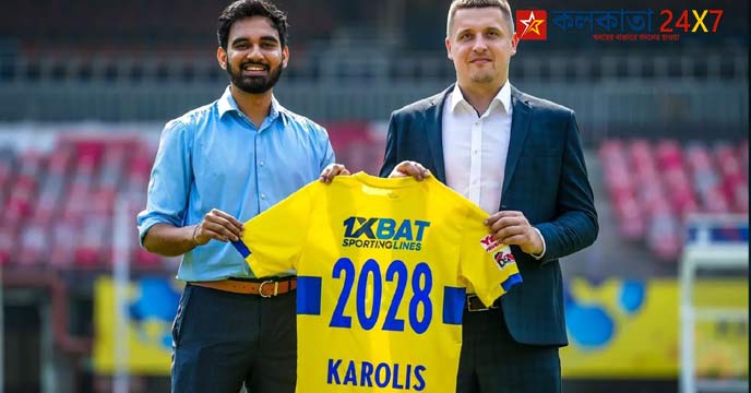 Karolis Skinkys extends contract with Kerala Blasters till 2028
