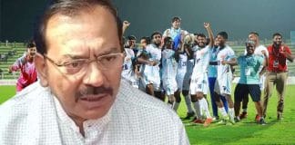 State Sports Minister Arup Biswas