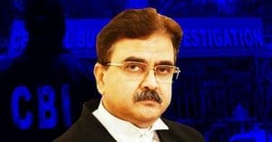 Kolkata High Court Judge Abhijit Gangopadhyay during a CBI investigation
