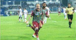 ATK Mohun Bagan Lifts the ISL Trophy After Winning the Final