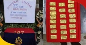 BSF Has Recovered 23 Gold Biscuits From International Border In West Bengal's North 24 Paragana