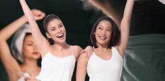 Person with Dark Armpit Sweat Stains on Shirt