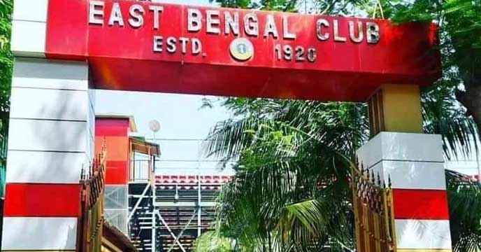 https://kolkata24x7.in/wp-content/uploads/2023/03/East-Bengal-FC East bengla club house.jpg plz write SEO friendly image Alt Text and Description