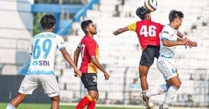 East Bengal FC vs Jamshedpur FC football match