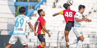 East Bengal FC vs Jamshedpur FC football match