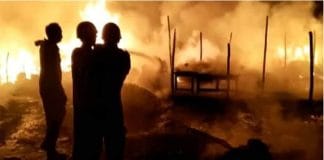 Fire Breaks Out In A Firecracker