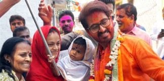 Actor Hiran Chatterjee posing for a photograph