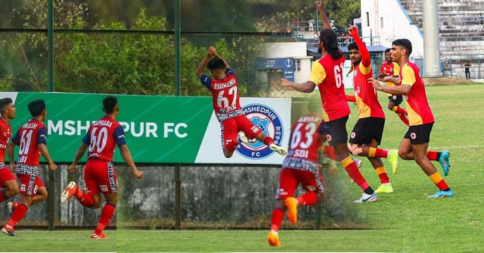 Jamshedpur vs East Bengal Football Match