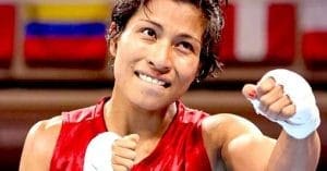 Lovlina Borgohain, the Women's World Boxing Champion, posing for a photograph.