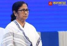 A photograph of Mamata Banerjee, Chief Minister of West Bengal, India
