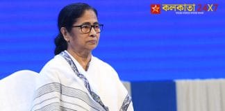 A photograph of Mamata Banerjee, Chief Minister of West Bengal, India