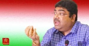 Mohanbagan secretary Debashish Datta addressing the media