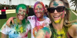 RCB team in the Women's Premier League also celebrated Holi