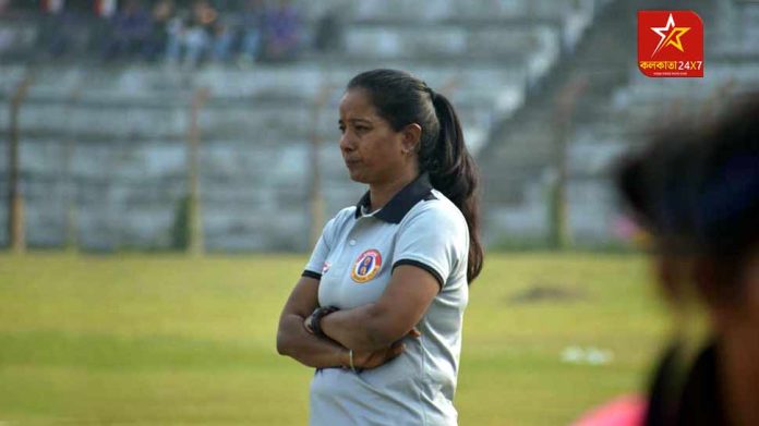 East Bengal women's football team coach Sujata Kar