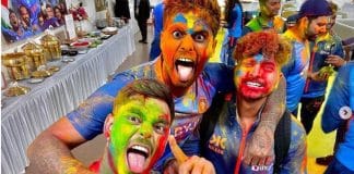 Team India Holi